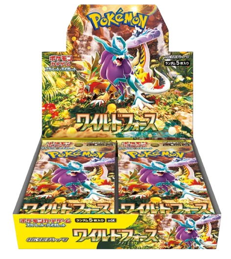 Wild Force Booster Box Pokémon Coreano