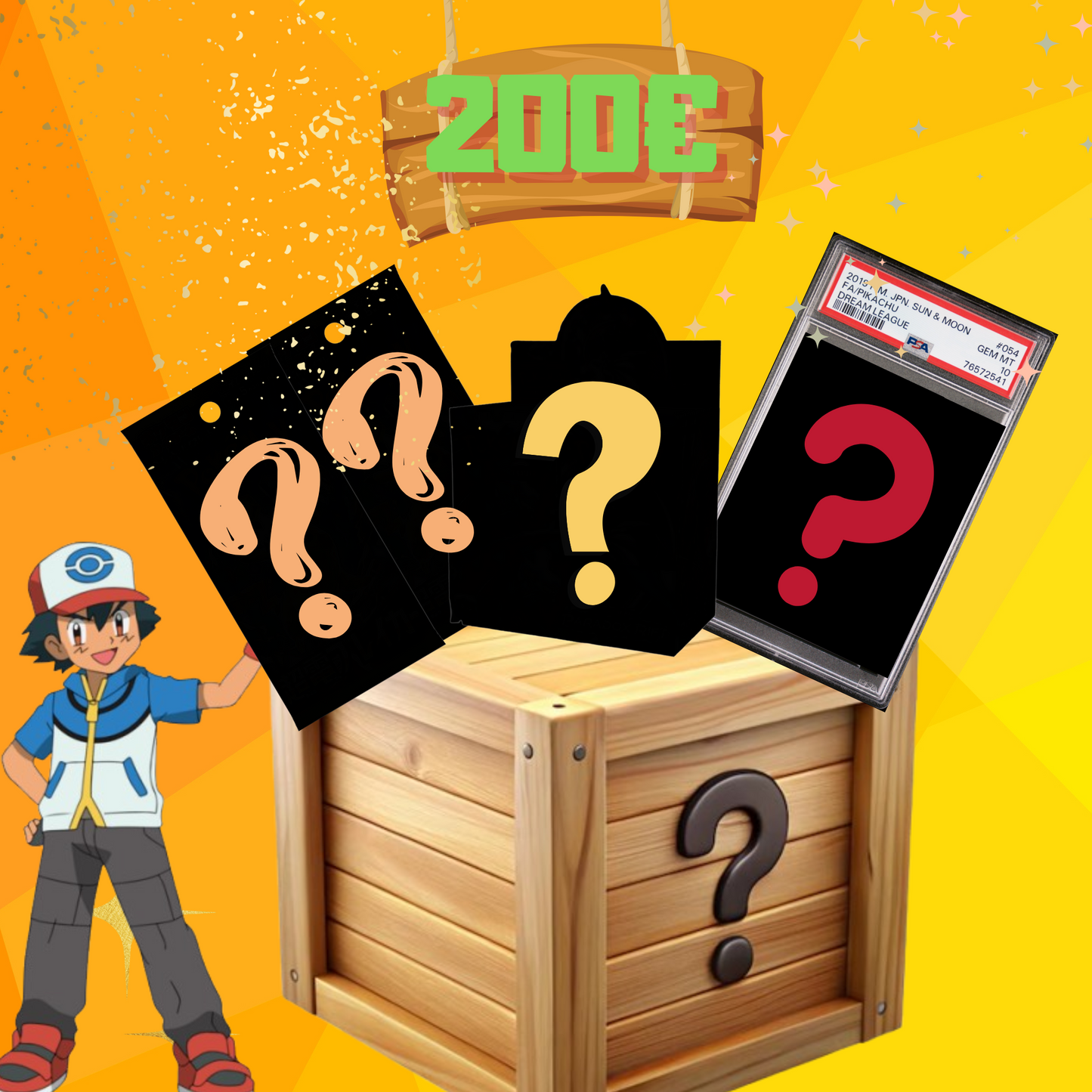 Mystery Box Pokémon 200€